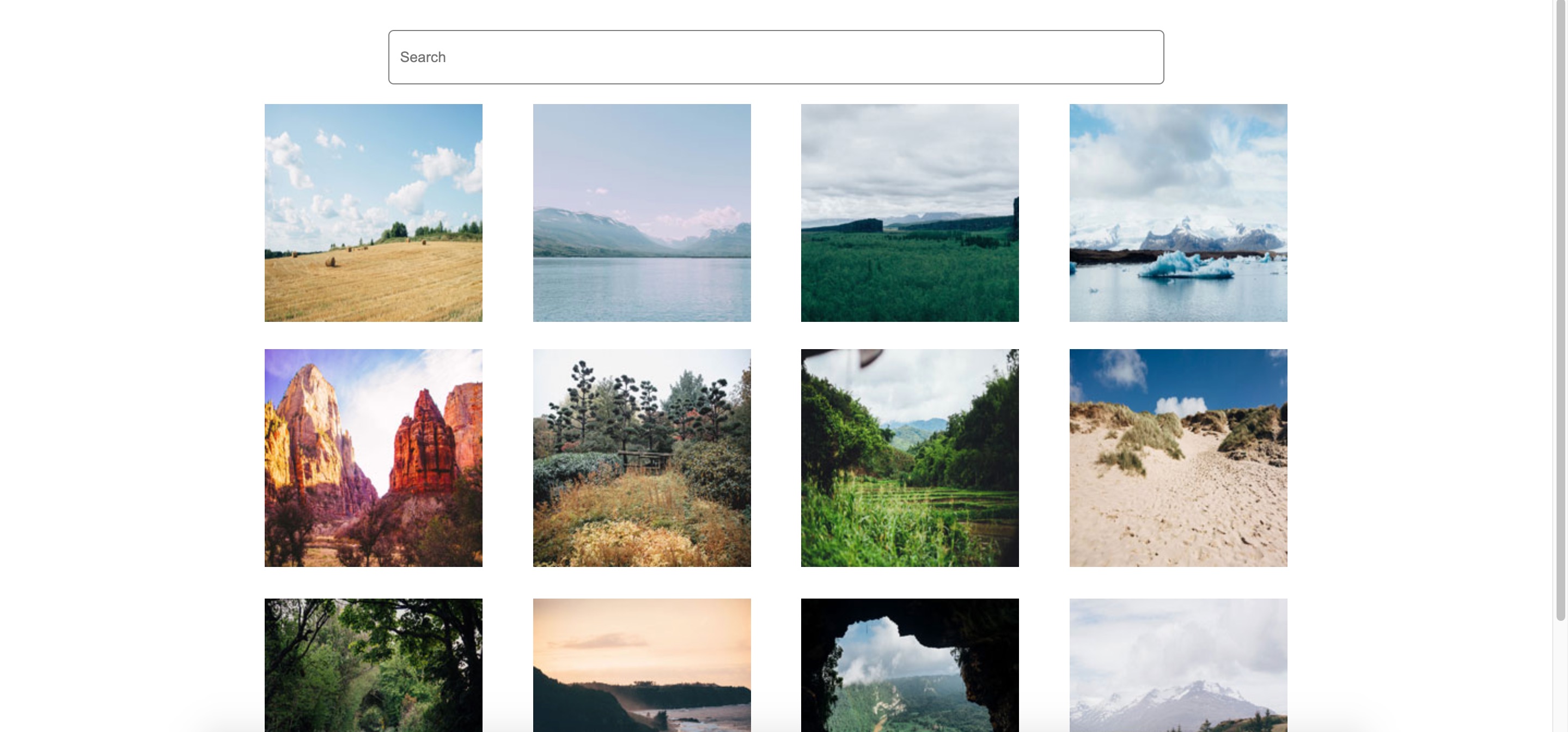 photo gallery project